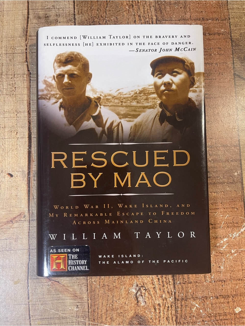 Rescued by Mao by William Taylor Hardcover Book FIRST EDITION Nonfiction